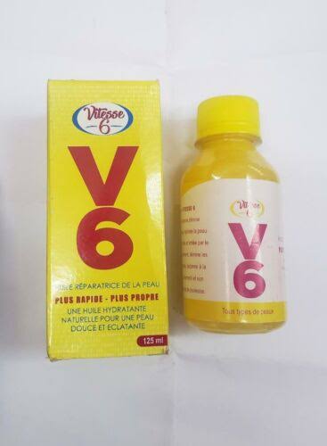 Huile Eclaircissante V6 Collagene & Vitamine E
